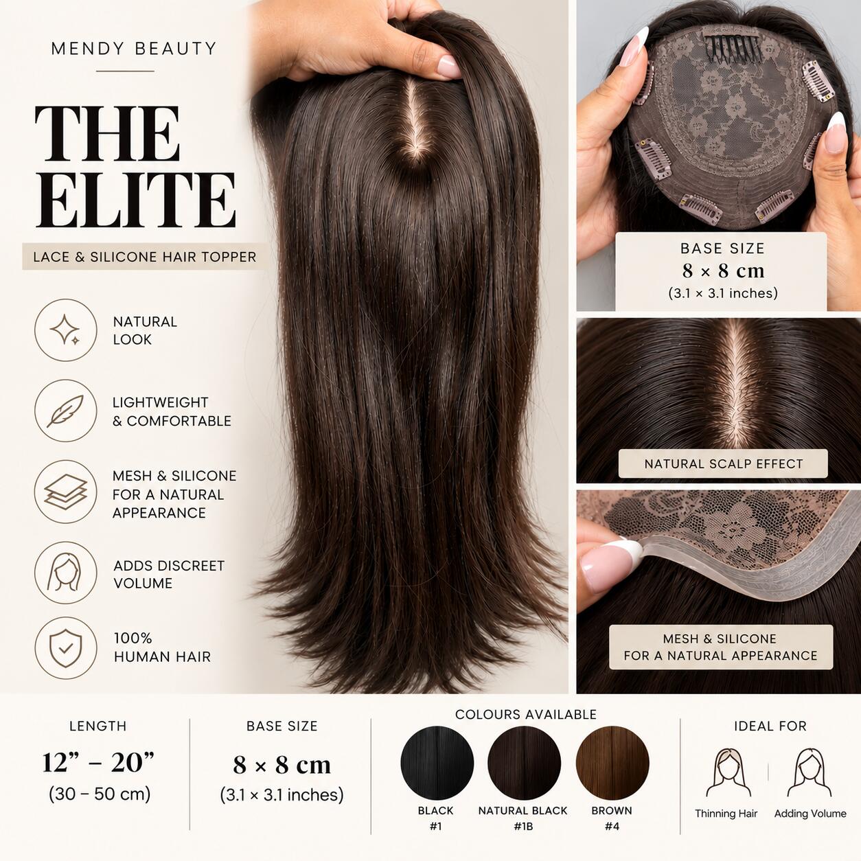 The Elite Silk Base Topper