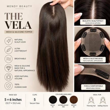 THE VELA | Mesh & Silicone Topper