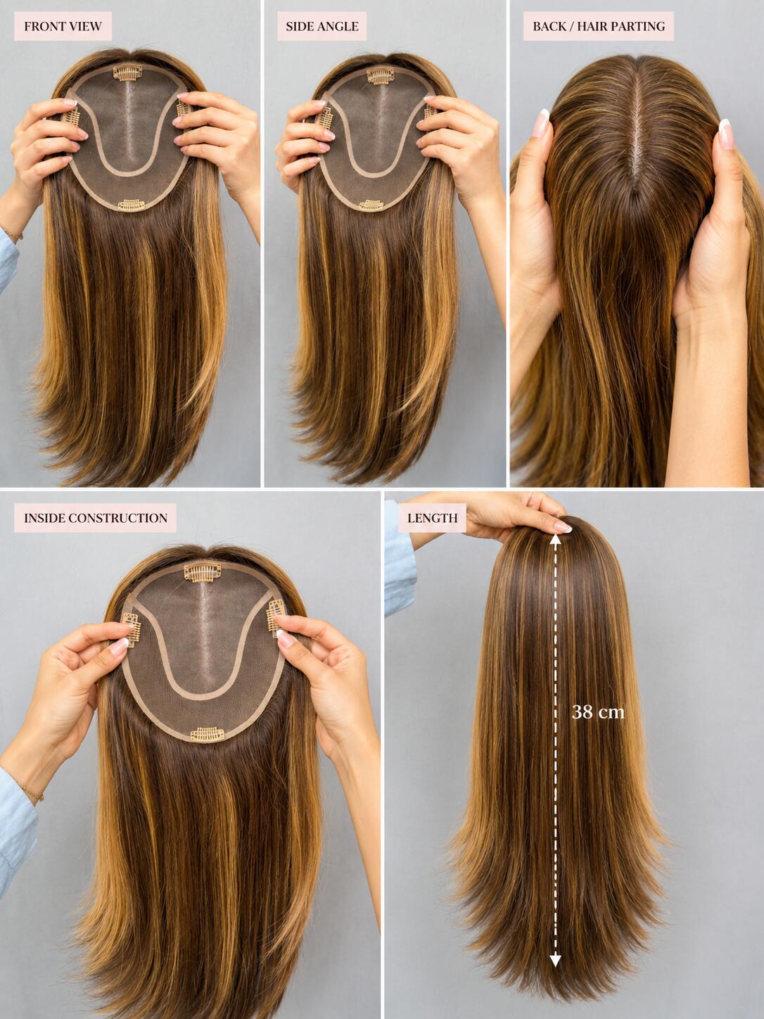 TPO08 Silk Base Caramel Blonde Highlights - Image 2